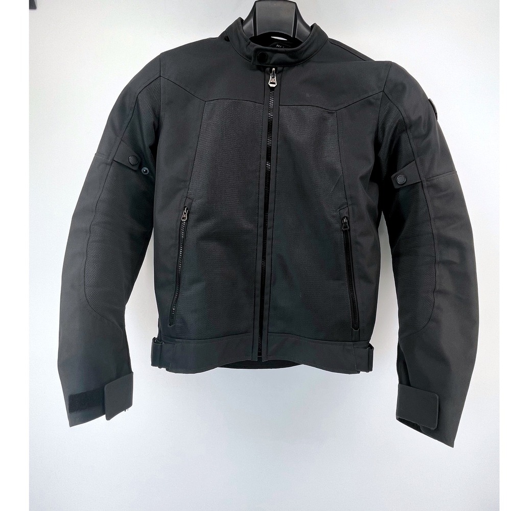REV'IT! Eclipse 2 Jacket Mens Medium Black Mesh Motorcycle FJT330 Armor